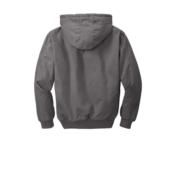 CornerStone Washed Duck Cloth Insulated Hooded Work Jacket. - CornerStone Washed Duck Cloth Insulated Hooded Work Jacket. - Image 18 of 20