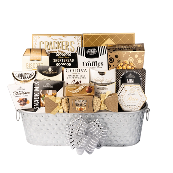 Silver Lining Gourmet Snack Basket - Silver Lining Gourmet Snack Basket - Image 0 of 2