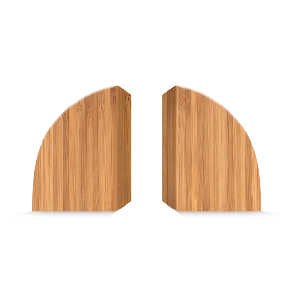 Solid Bamboo Bookends - Solid Bamboo Bookends - Image 2 of 2