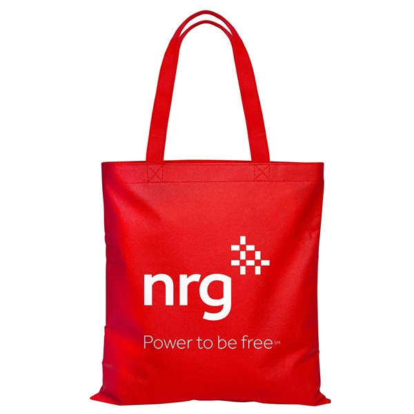 13.5x14.5 Eco-Friendly 80GSM Non-Woven Tote - 13.5x14.5 Eco-Friendly 80GSM Non-Woven Tote - Image 0 of 14