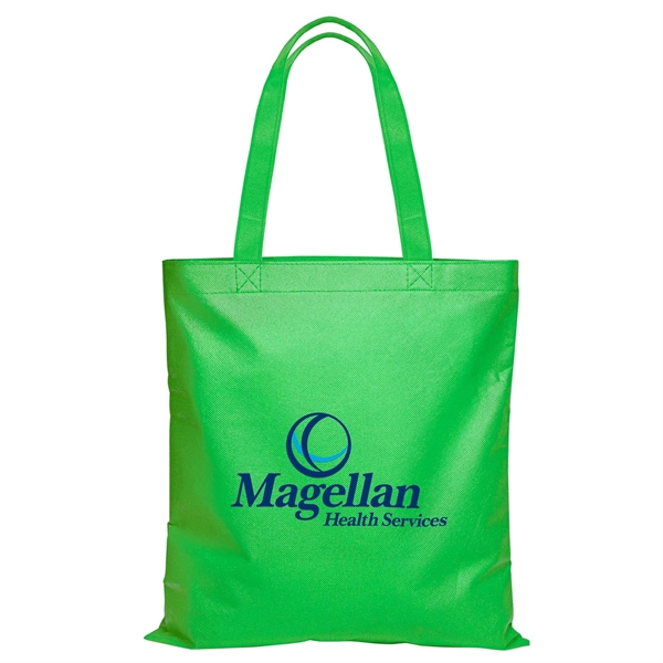 13.5x14.5 Eco-Friendly 80GSM Non-Woven Tote - 13.5x14.5 Eco-Friendly 80GSM Non-Woven Tote - Image 4 of 14