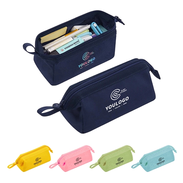 Polyester Oxford Cloth Stationery Bag Pencil Case - Polyester Oxford Cloth Stationery Bag Pencil Case - Image 0 of 3