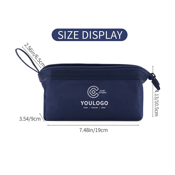 Polyester Oxford Cloth Stationery Bag Pencil Case - Polyester Oxford Cloth Stationery Bag Pencil Case - Image 1 of 3