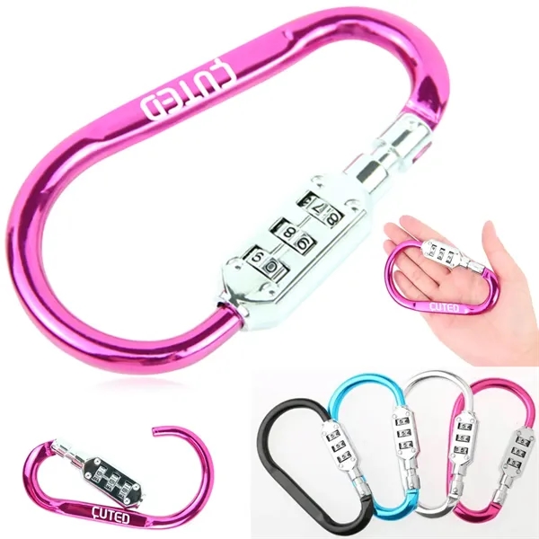 Metal Carabiner Digital Padlock - Metal Carabiner Digital Padlock - Image 0 of 5