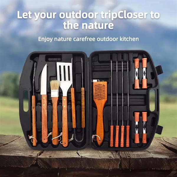 19 Pieces BBQ Tools - 19 Pieces BBQ Tools - Image 2 of 3