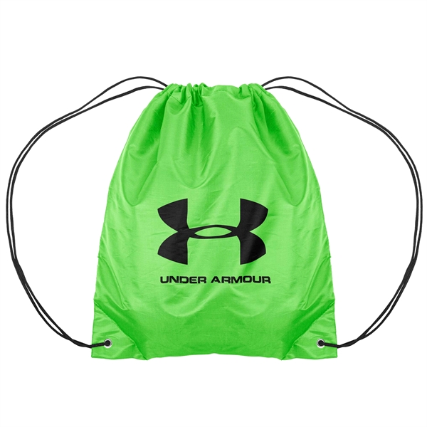 14.5x17.5 210D Polyester Drawstring Backpack - 14.5x17.5 210D Polyester Drawstring Backpack - Image 5 of 14