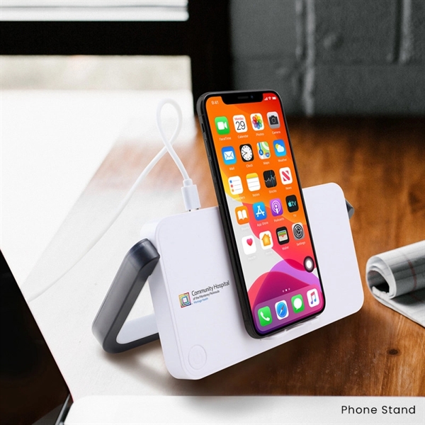 Chi-Charge Phone Stand with Warm Light Lamp - Chi-Charge Phone Stand with Warm Light Lamp - Image 0 of 11