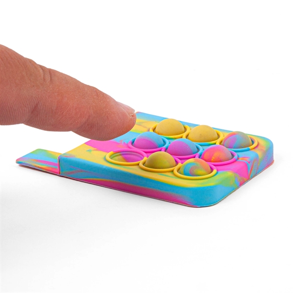 Popper Stress Reliever Silicone Phone Wallet - Popper Stress Reliever Silicone Phone Wallet - Image 5 of 22