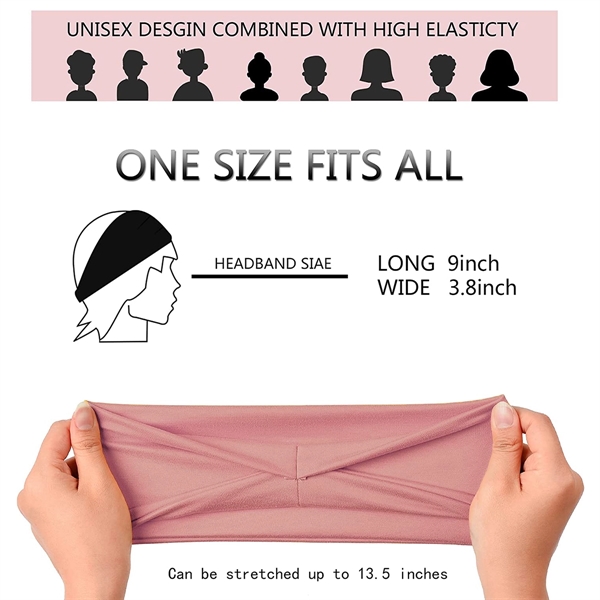 High Quality Ladies Anti-Slip Sweatproof Sports Headband