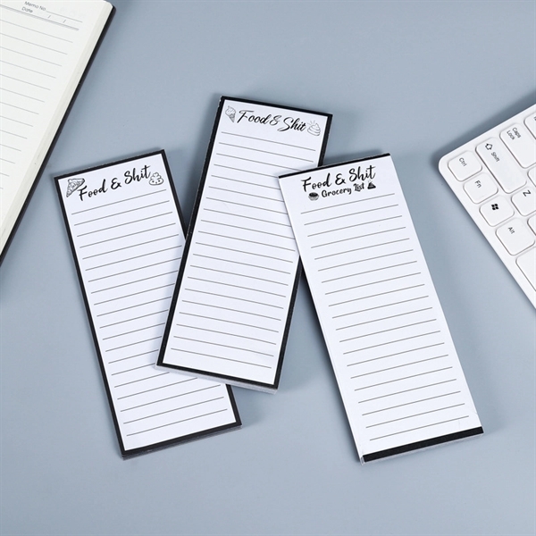 25 Sheets Paper Note Pad Wirh Magnet Strap - 25 Sheets Paper Note Pad Wirh Magnet Strap - Image 4 of 5