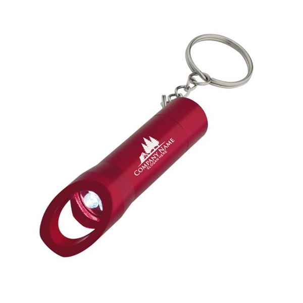 Aluminum LED Flashlight with Bottle Opener - Aluminum LED Flashlight with Bottle Opener - Image 3 of 4