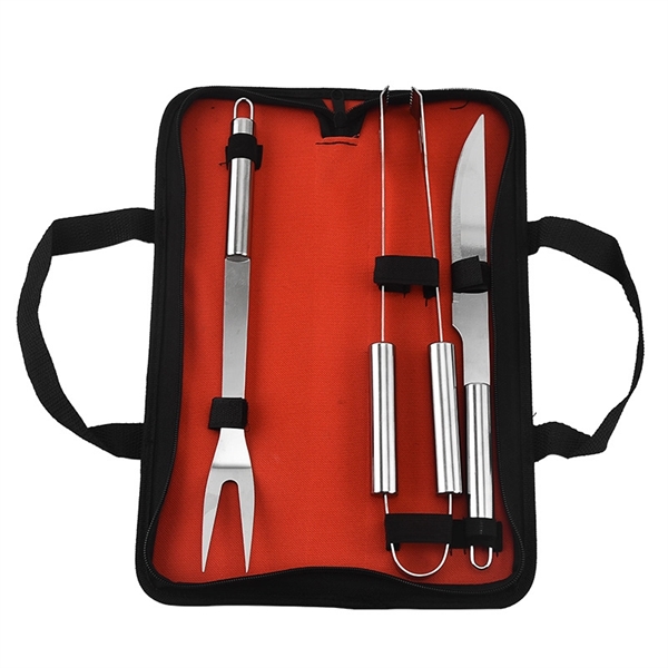 Camping Barbecue Grill Tools Set 3Pcs - Camping Barbecue Grill Tools Set 3Pcs - Image 3 of 5