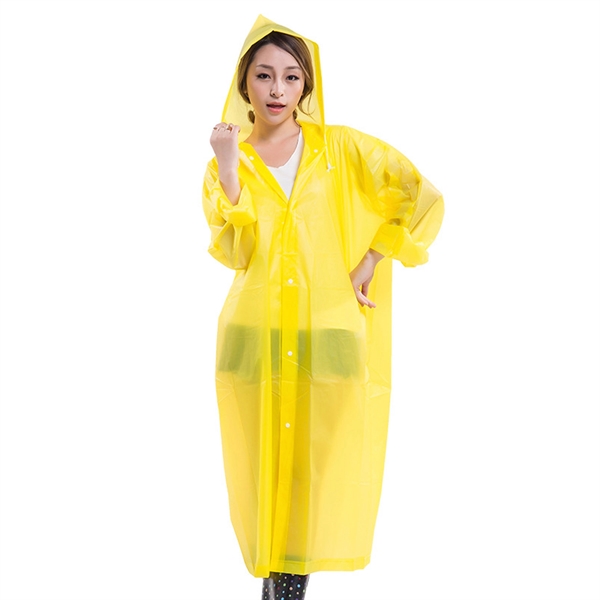 EVA Rain Ponchos Reusable Raincoat - EVA Rain Ponchos Reusable Raincoat - Image 5 of 10