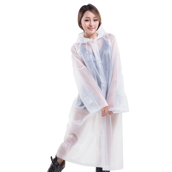 EVA Rain Ponchos Reusable Raincoat - EVA Rain Ponchos Reusable Raincoat - Image 10 of 10