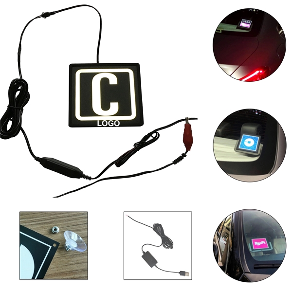 LED Light Window Car Sign - LED Light Window Car Sign - Image 0 of 4