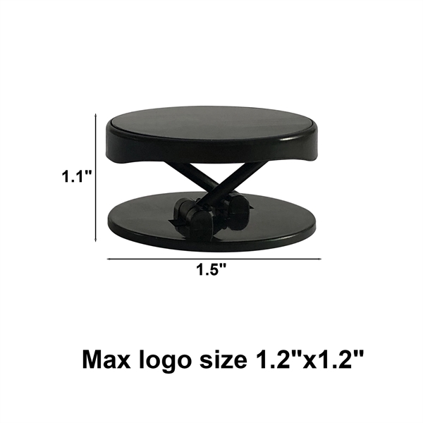 Round PVC Folding Socket Phone Holder Bracket - Round PVC Folding Socket Phone Holder Bracket - Image 1 of 1