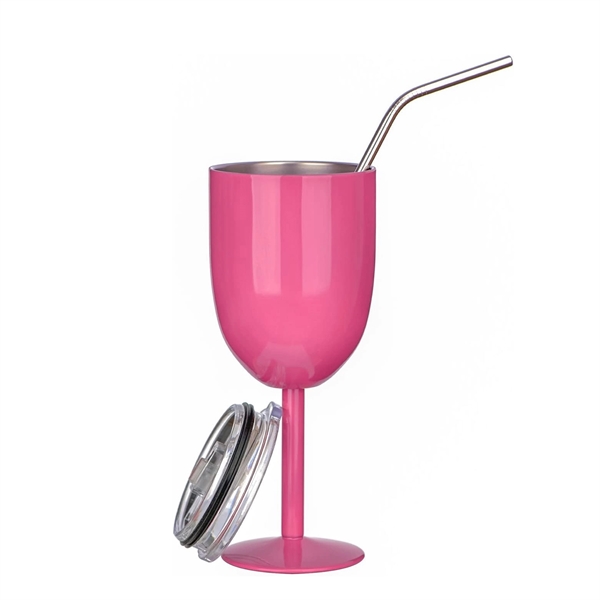 10 OZ Stainless Steel Wine Glass - 10 OZ Stainless Steel Wine Glass - Image 6 of 8