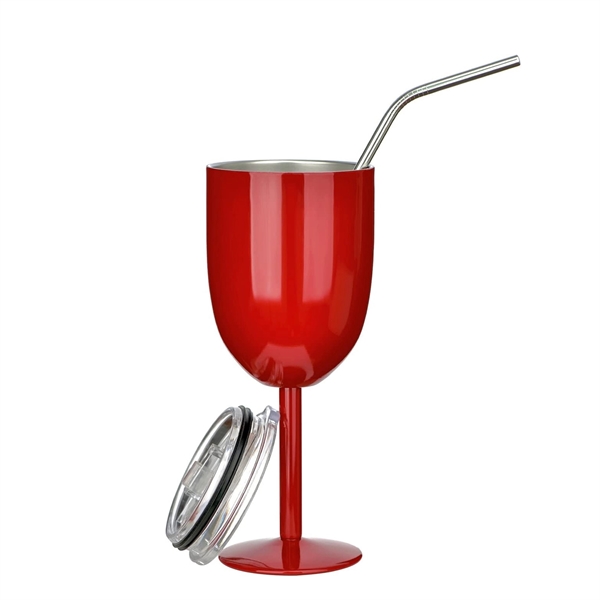 10 OZ Stainless Steel Wine Glass - 10 OZ Stainless Steel Wine Glass - Image 5 of 8