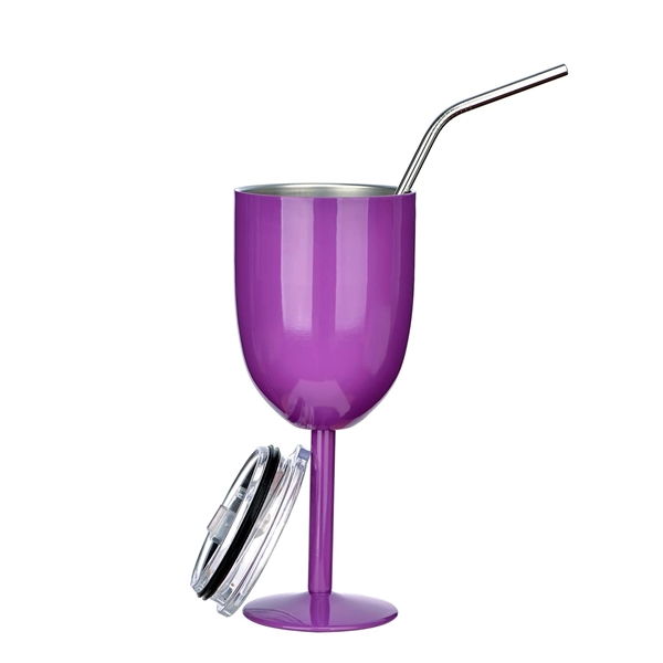 10 OZ Stainless Steel Wine Glass - 10 OZ Stainless Steel Wine Glass - Image 4 of 8