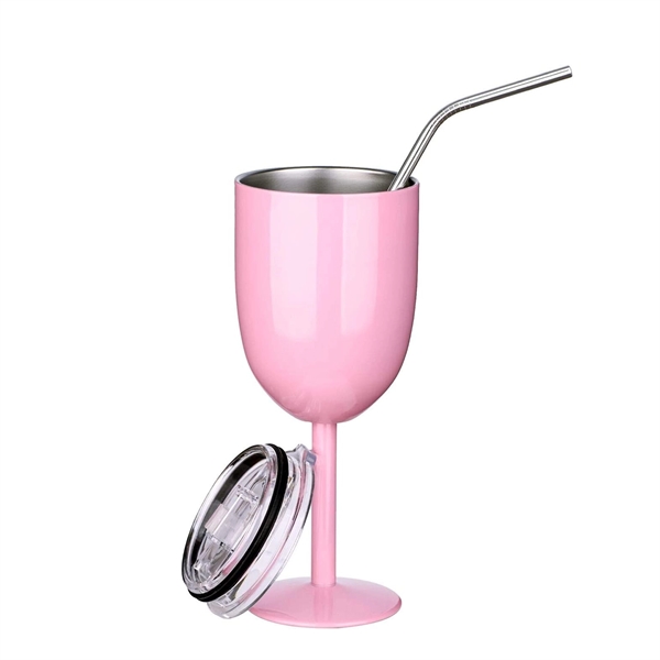 10 OZ Stainless Steel Wine Glass - 10 OZ Stainless Steel Wine Glass - Image 3 of 8