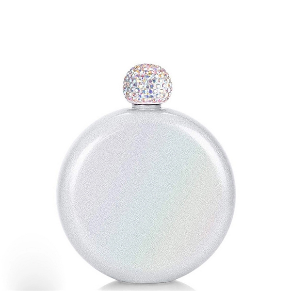 5 OZ Shining Rhinestone Liquor Flask - 5 OZ Shining Rhinestone Liquor Flask - Image 3 of 7