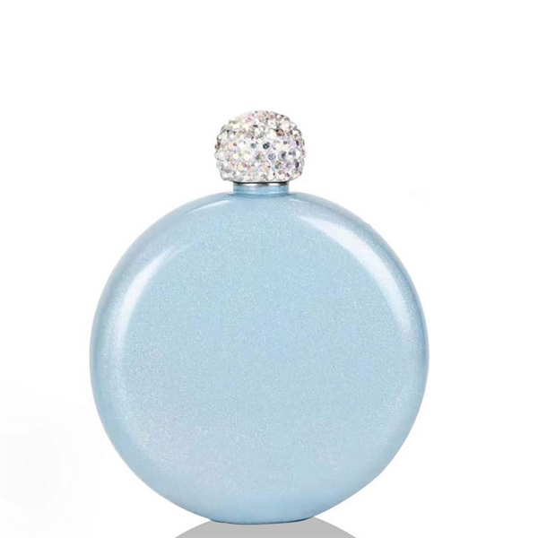 5 OZ Shining Rhinestone Liquor Flask - 5 OZ Shining Rhinestone Liquor Flask - Image 7 of 7