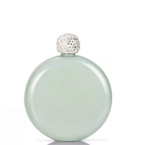 5 OZ Shining Rhinestone Liquor Flask - 5 OZ Shining Rhinestone Liquor Flask - Image 5 of 7
