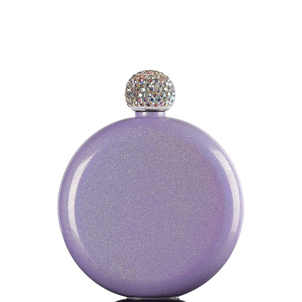 5 OZ Shining Rhinestone Liquor Flask - 5 OZ Shining Rhinestone Liquor Flask - Image 6 of 7