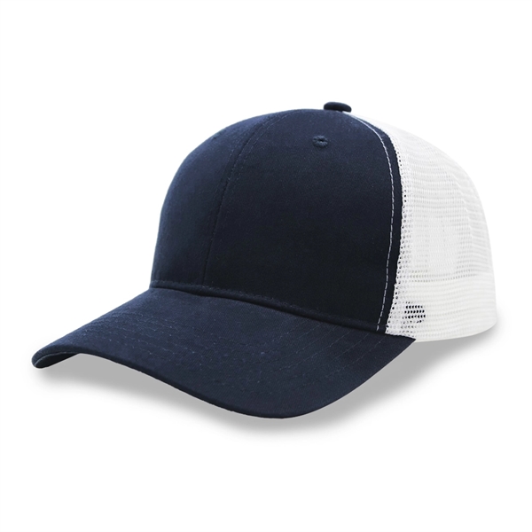 Trucker cap, 6 Panels, Mesh Back, snap buckle - Trucker cap, 6 Panels, Mesh Back, snap buckle - Image 13 of 22