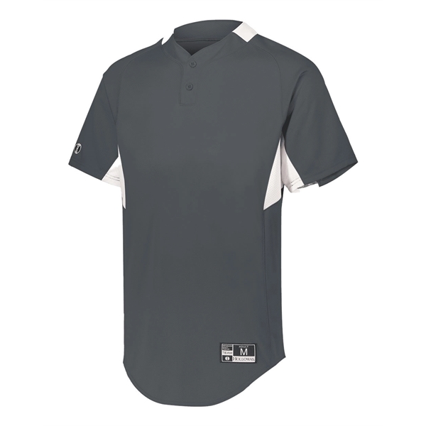 Holloway Youth Game7 Two-Button Baseball Jersey - Holloway Youth Game7 Two-Button Baseball Jersey - Image 21 of 35