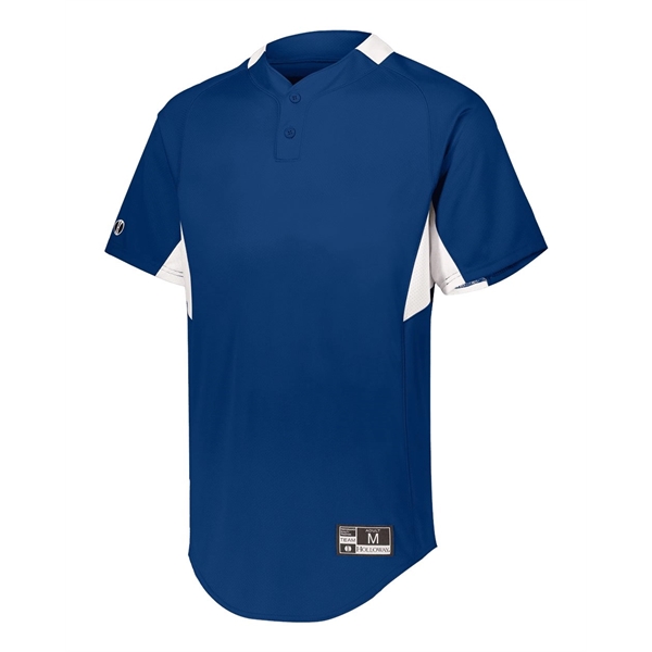 Holloway Youth Game7 Two-Button Baseball Jersey - Holloway Youth Game7 Two-Button Baseball Jersey - Image 29 of 35