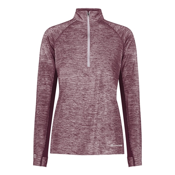 Holloway Women's Electrify CoolCore® Quarter-Zip Pullover - Holloway Women's Electrify CoolCore® Quarter-Zip Pullover - Image 11 of 24
