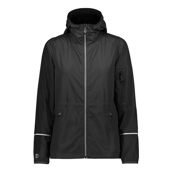 Holloway Women's Packable Hooded Jacket - Holloway Women's Packable Hooded Jacket - Image 3 of 18