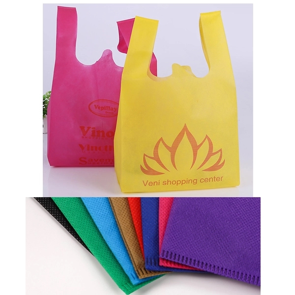 T-Shirt Non-Woven Shopping Bag - T-Shirt Non-Woven Shopping Bag - Image 1 of 1