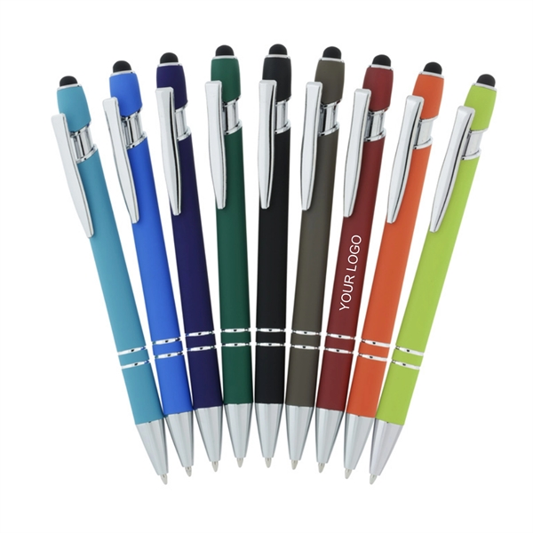 Metallic Pen With Stylus - Metallic Pen With Stylus - Image 0 of 2