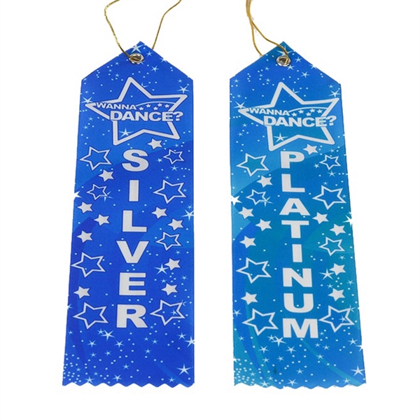 Sublimated Polyester 2"X6" Award Ribbons - Sublimated Polyester 2"X6" Award Ribbons - Image 0 of 7