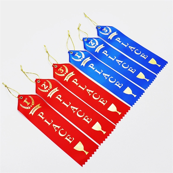 Sublimated Polyester 2"X6" Award Ribbons - Sublimated Polyester 2"X6" Award Ribbons - Image 3 of 7