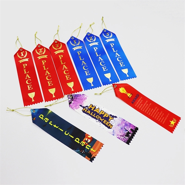 Sublimated Polyester 2"X6" Award Ribbons - Sublimated Polyester 2"X6" Award Ribbons - Image 7 of 7