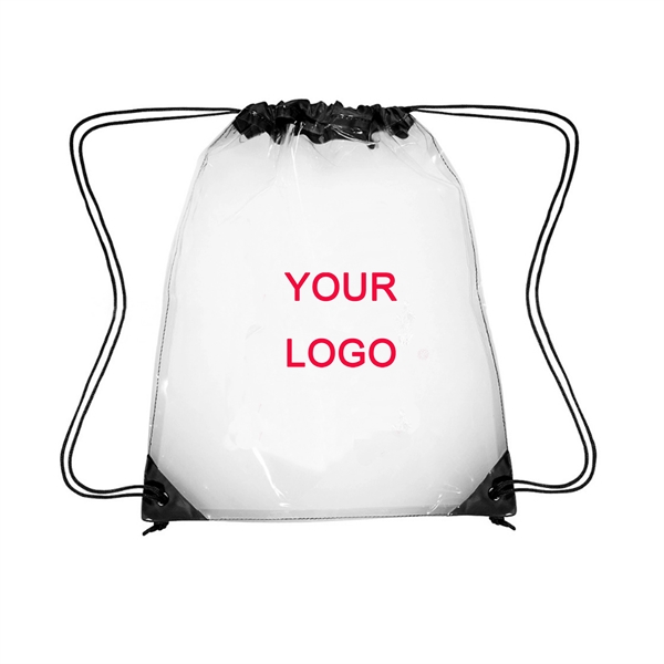 Clear Drawstring Bag - Clear Drawstring Bag - Image 0 of 1