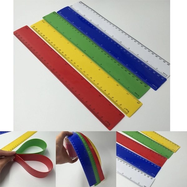 12" Flexible Plastic Ruler - 12" Flexible Plastic Ruler - Image 1 of 1
