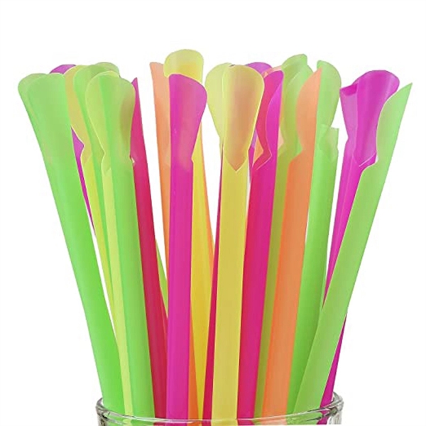 Snow Cone Spoon Straw - Snow Cone Spoon Straw - Image 0 of 2