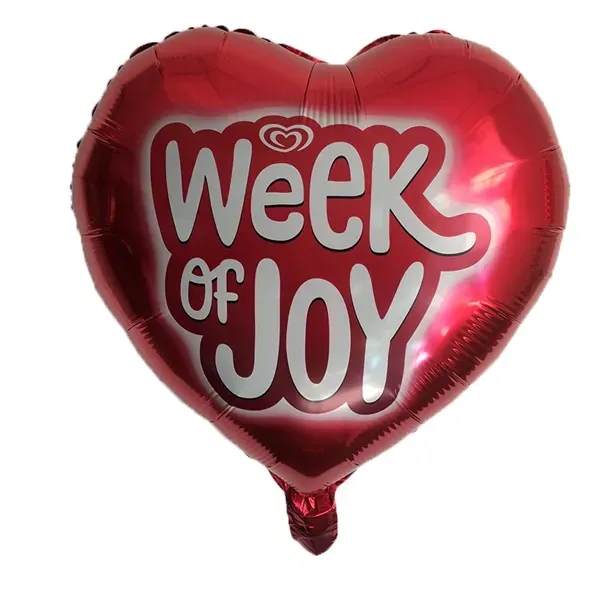 18" Heart Microfoil Balloon - 18" Heart Microfoil Balloon - Image 0 of 1