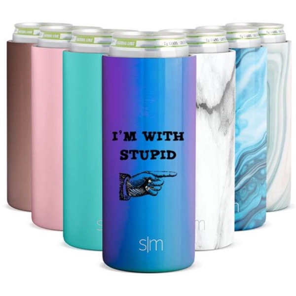 One or Full Color Can Cooler Beverage Holder- Slim - One or Full Color Can Cooler Beverage Holder- Slim - Image 3 of 5