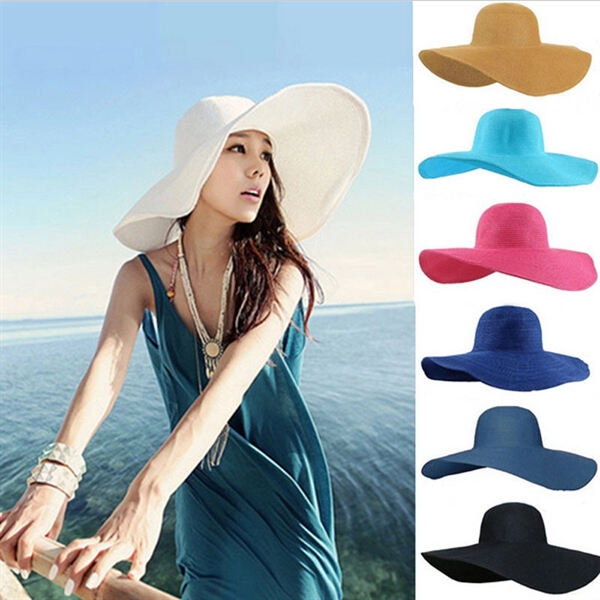 Beach Sun Straw Hat - Beach Sun Straw Hat - Image 1 of 15