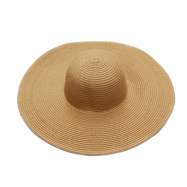 Beach Sun Straw Hat - Beach Sun Straw Hat - Image 5 of 15