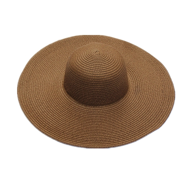 Beach Sun Straw Hat - Beach Sun Straw Hat - Image 4 of 15