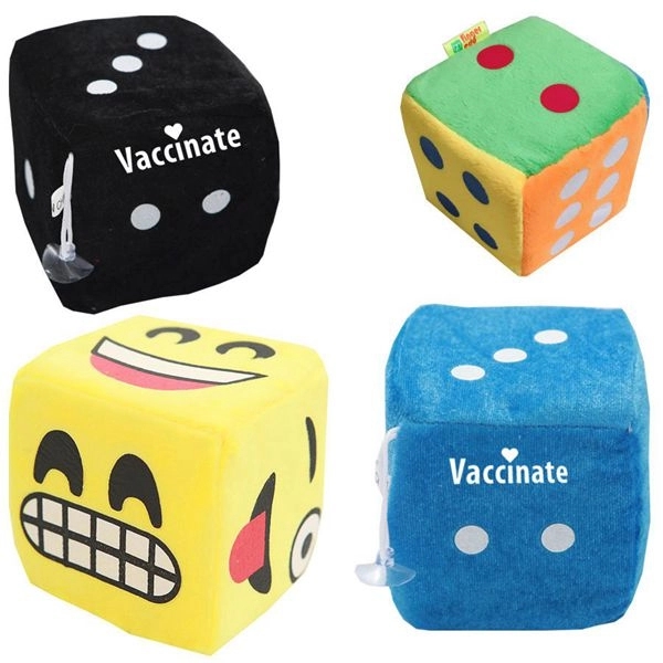 Colorful Funny Dice Plush Toy - Colorful Funny Dice Plush Toy - Image 0 of 1