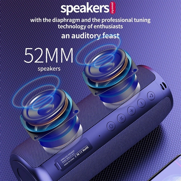 Subwoofer Waterproof Powerful Bluetooth Speaker - Subwoofer Waterproof Powerful Bluetooth Speaker - Image 2 of 5