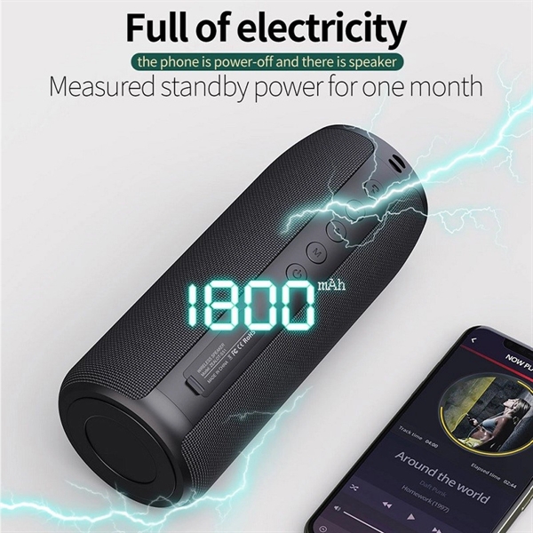 Subwoofer Waterproof Powerful Bluetooth Speaker - Subwoofer Waterproof Powerful Bluetooth Speaker - Image 4 of 5
