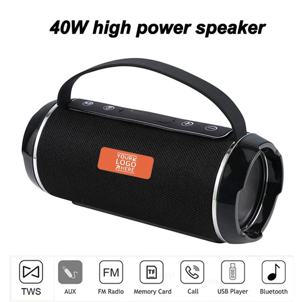 Powerful 40W Bluetooth Speaker - Powerful 40W Bluetooth Speaker - Image 0 of 4